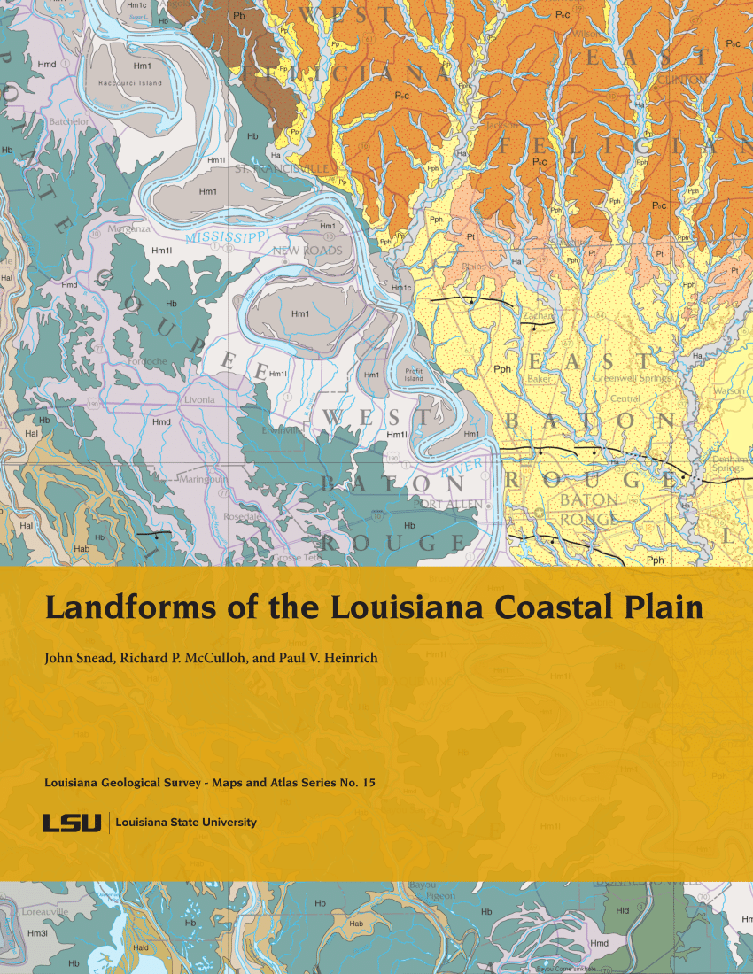 Geologic Map of Louisiana