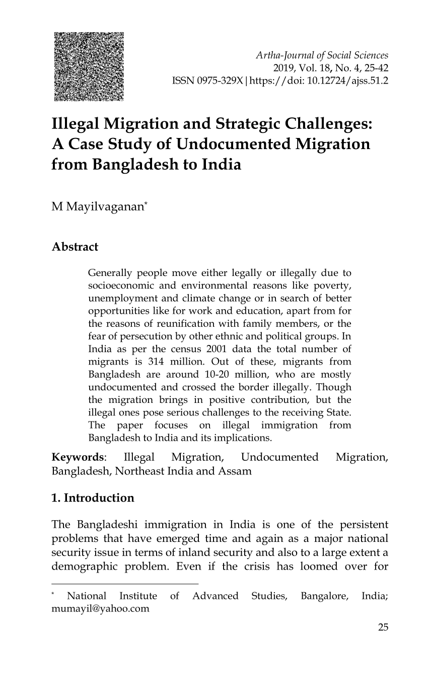 illegal migration research paper