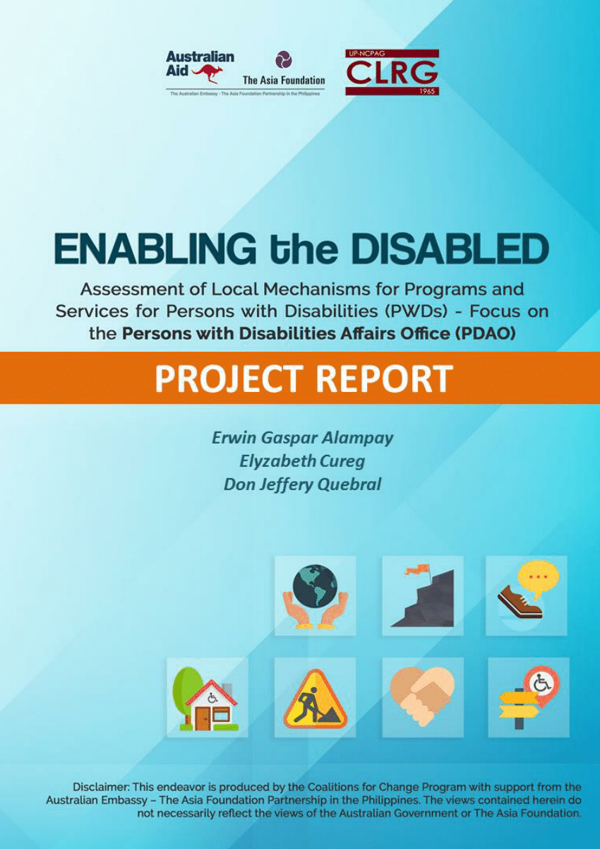PDF) PROJECT FINAL REPORT PROJECT: Assessment of Local Mechanisms ...