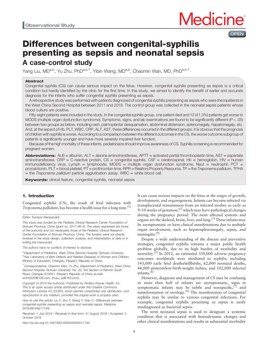 case study on neonatal sepsis