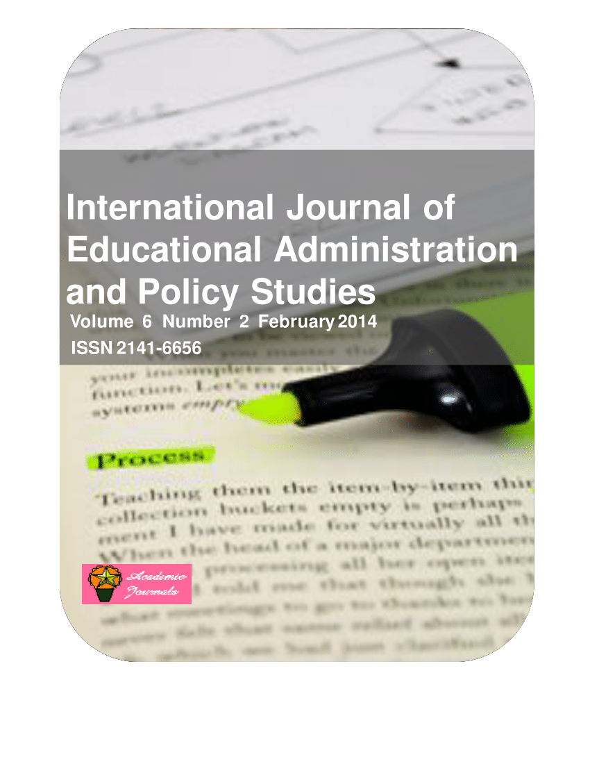 international journal of educational policy research and review