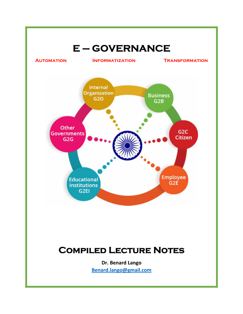 assignment on e governance