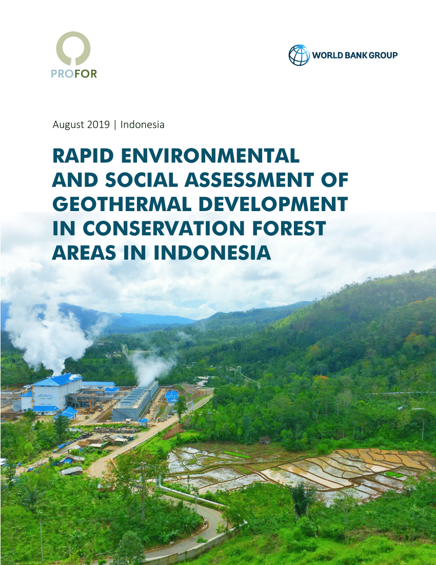 Pdf Rapid Environmental And Social Assessment Of Geothermal Power Development In Conservation Forest Areas Of Indonesia