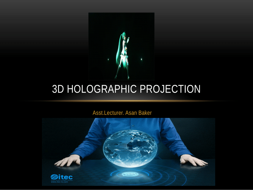 3d holographic projection ppt