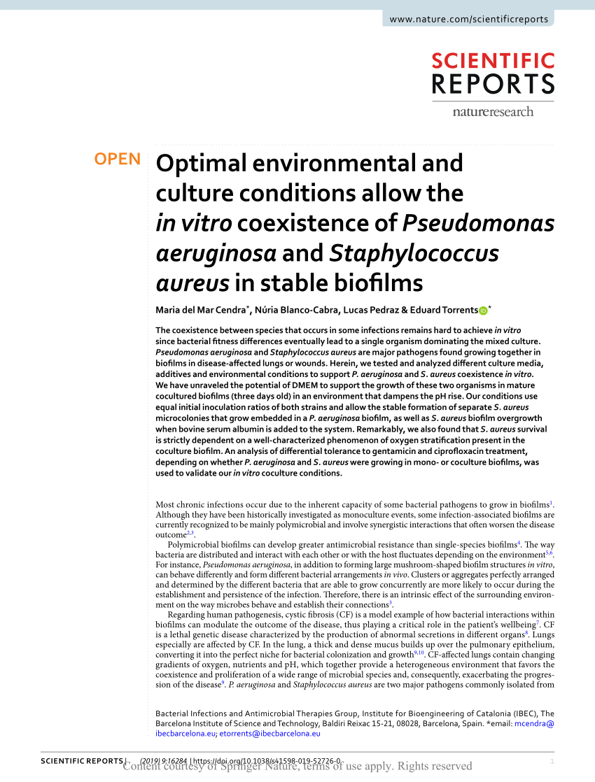 (PDF) Optimal environmental and culture conditions allow the in ...