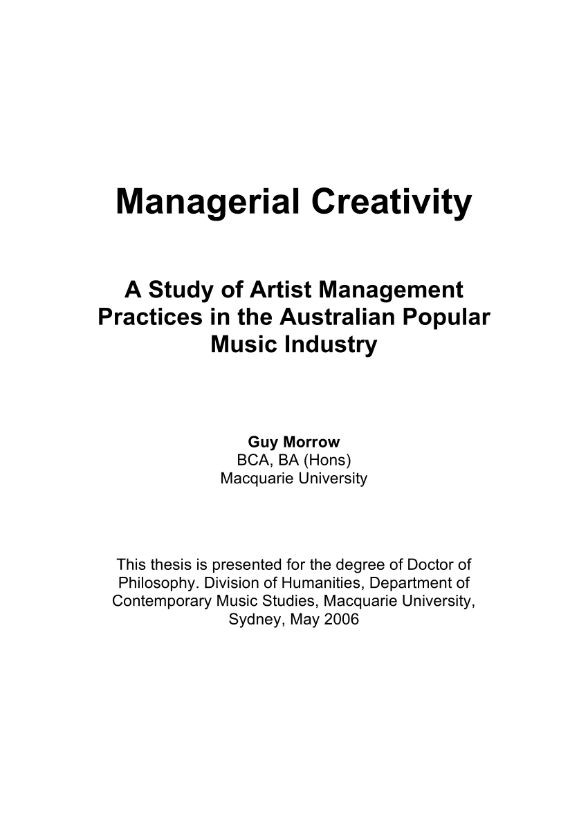 macquarie university thesis by publication