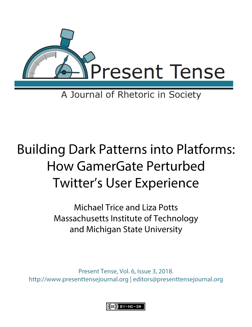 Gamergate and The Fappening: How Reddit's algorithm, governance, and  culture support toxic technocultures - Adrienne Massanari, 2017