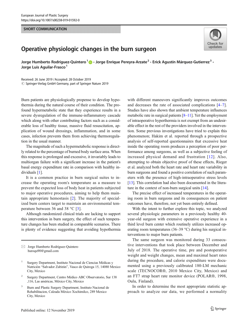 Temperature management of adult burn patients in intensive care