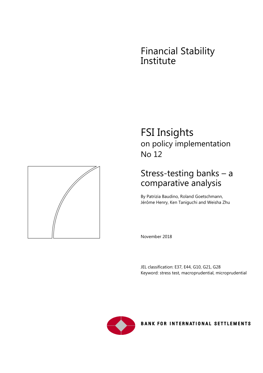 (PDF) Stresstesting banks a comparative analysis