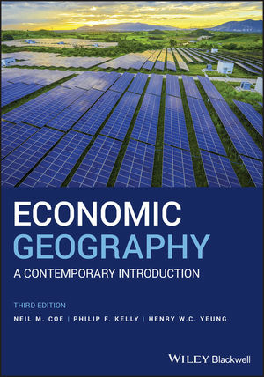 Pdf Economic Geography A Contemporary Introduction 3rd Edition