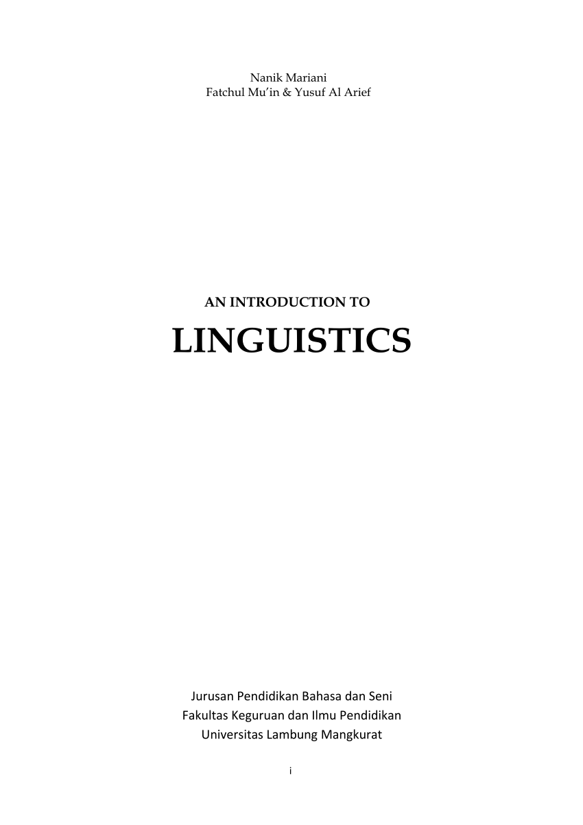 master thesis english linguistics pdf