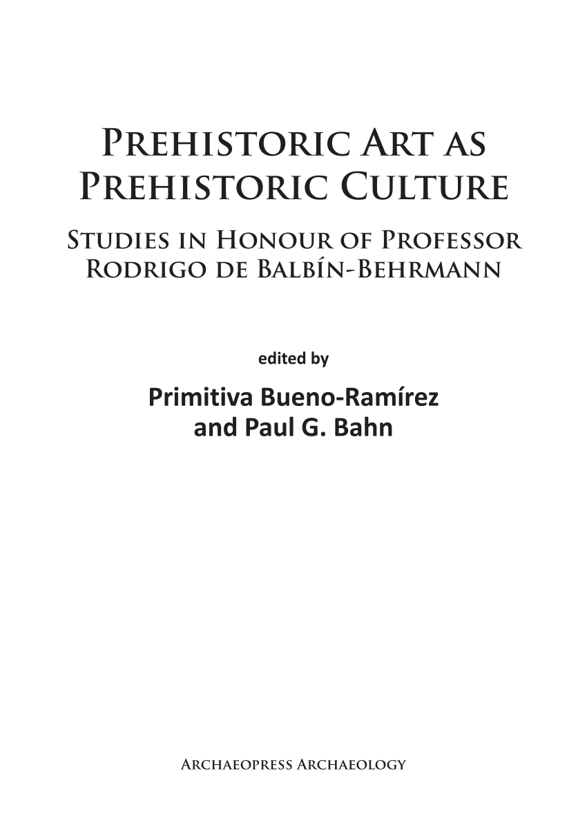 Pdf Reasoning Processes In Prehistoric Art Interpretation