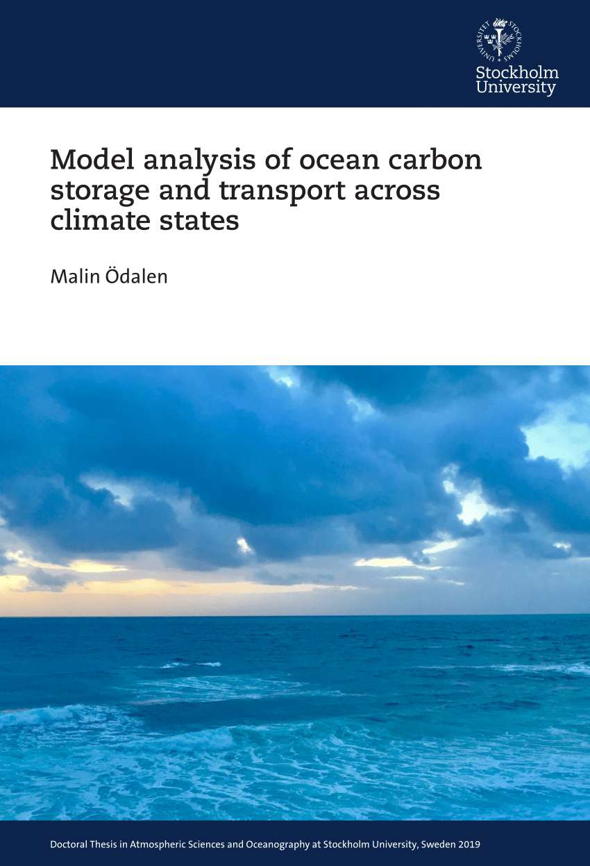 PDF) Model analysis of ocean carbon and transport across climate