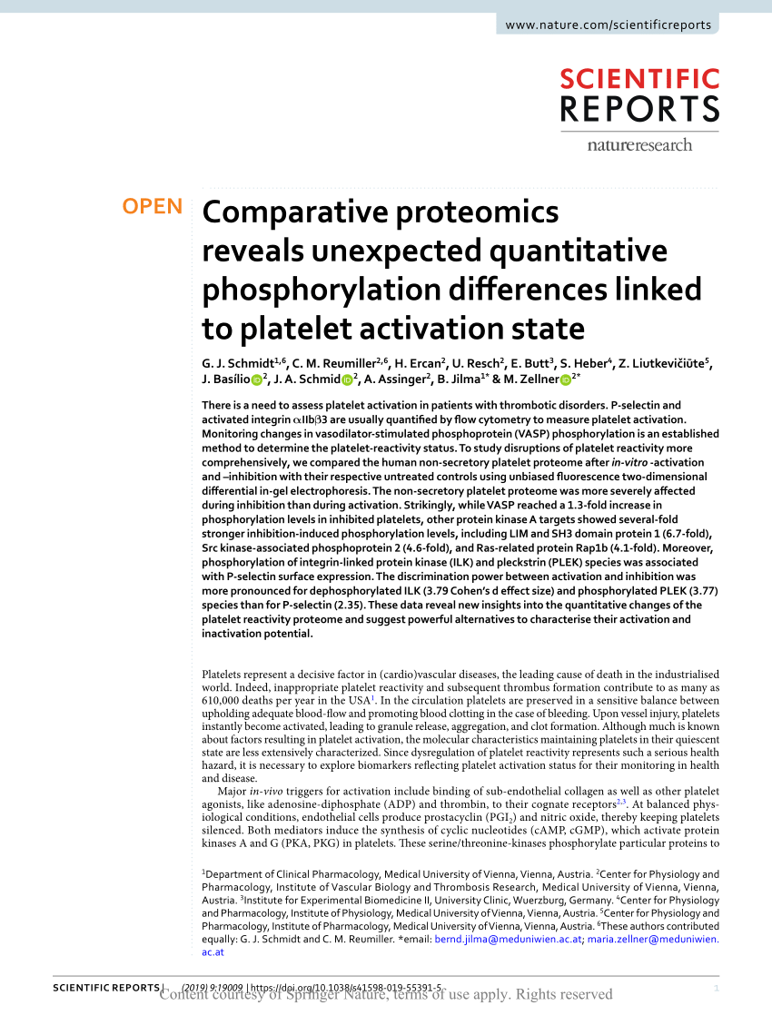 PDF) Comparative proteomics reveals unexpected quantitative ...
