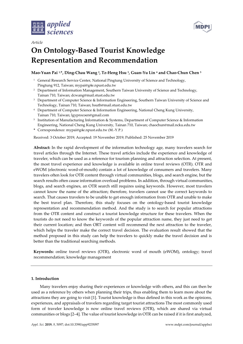 qualitative research in tourism ontologies epistemologies and methodologies