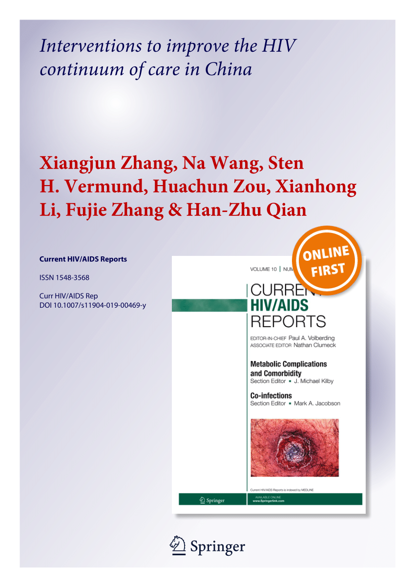 PDF) Interventions to improve the HIV continuum of care in China