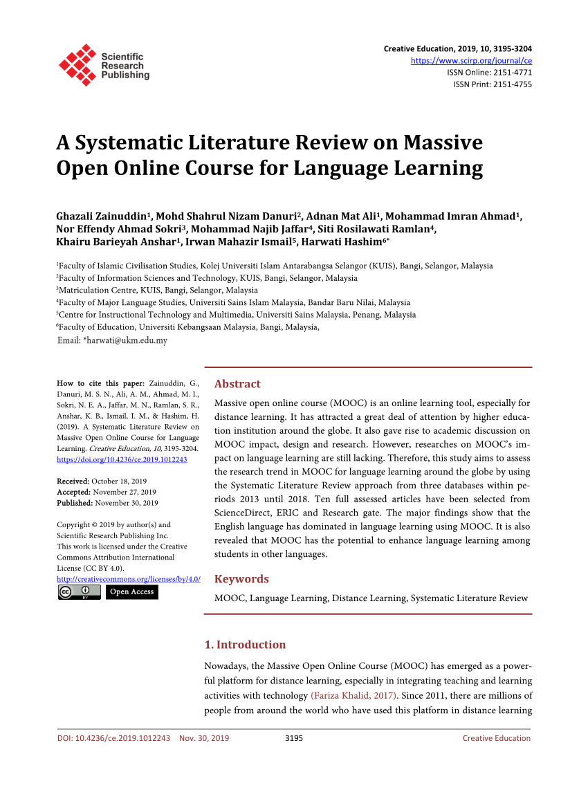 systematic literature review on open source software