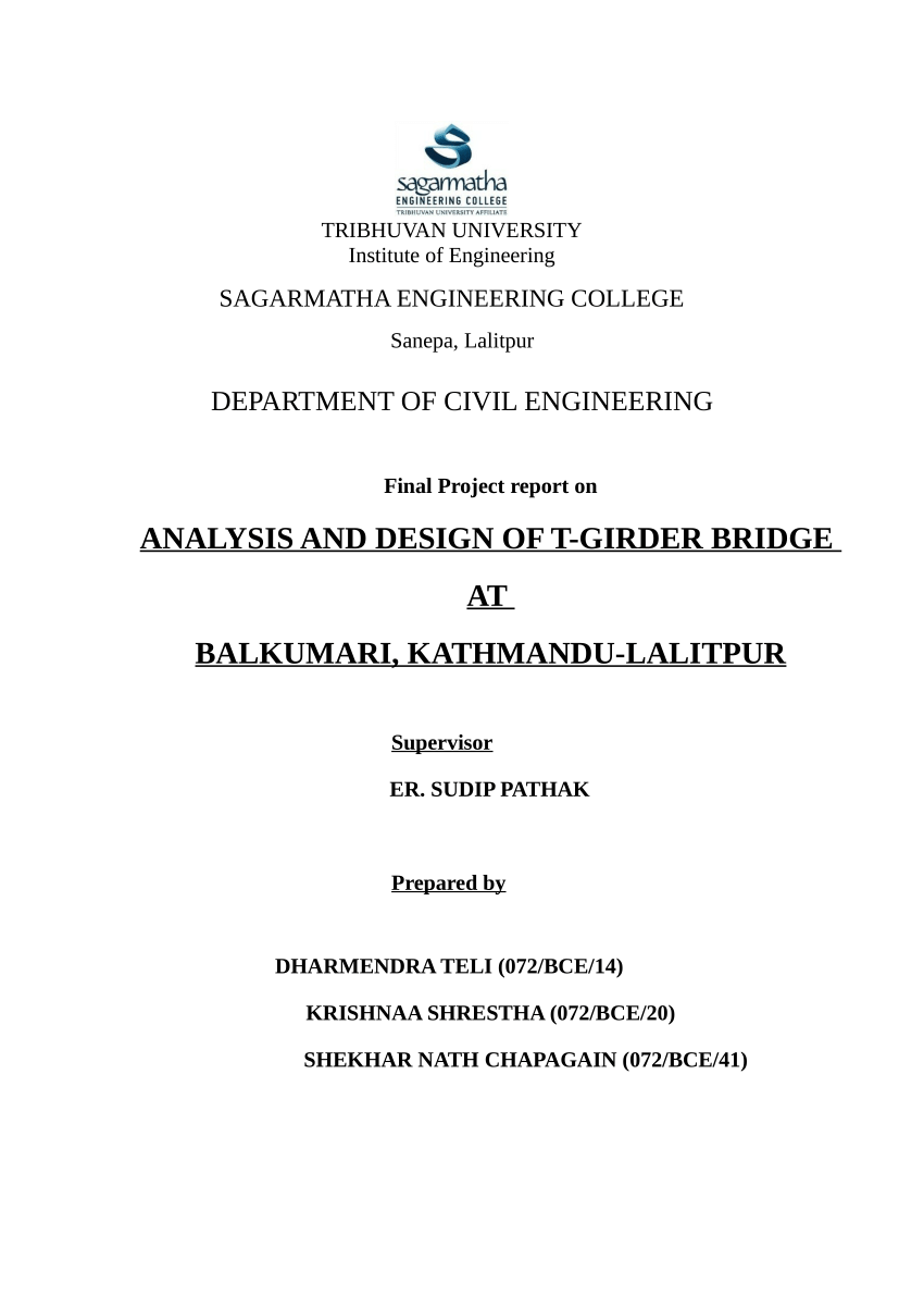 thesis about bridge construction