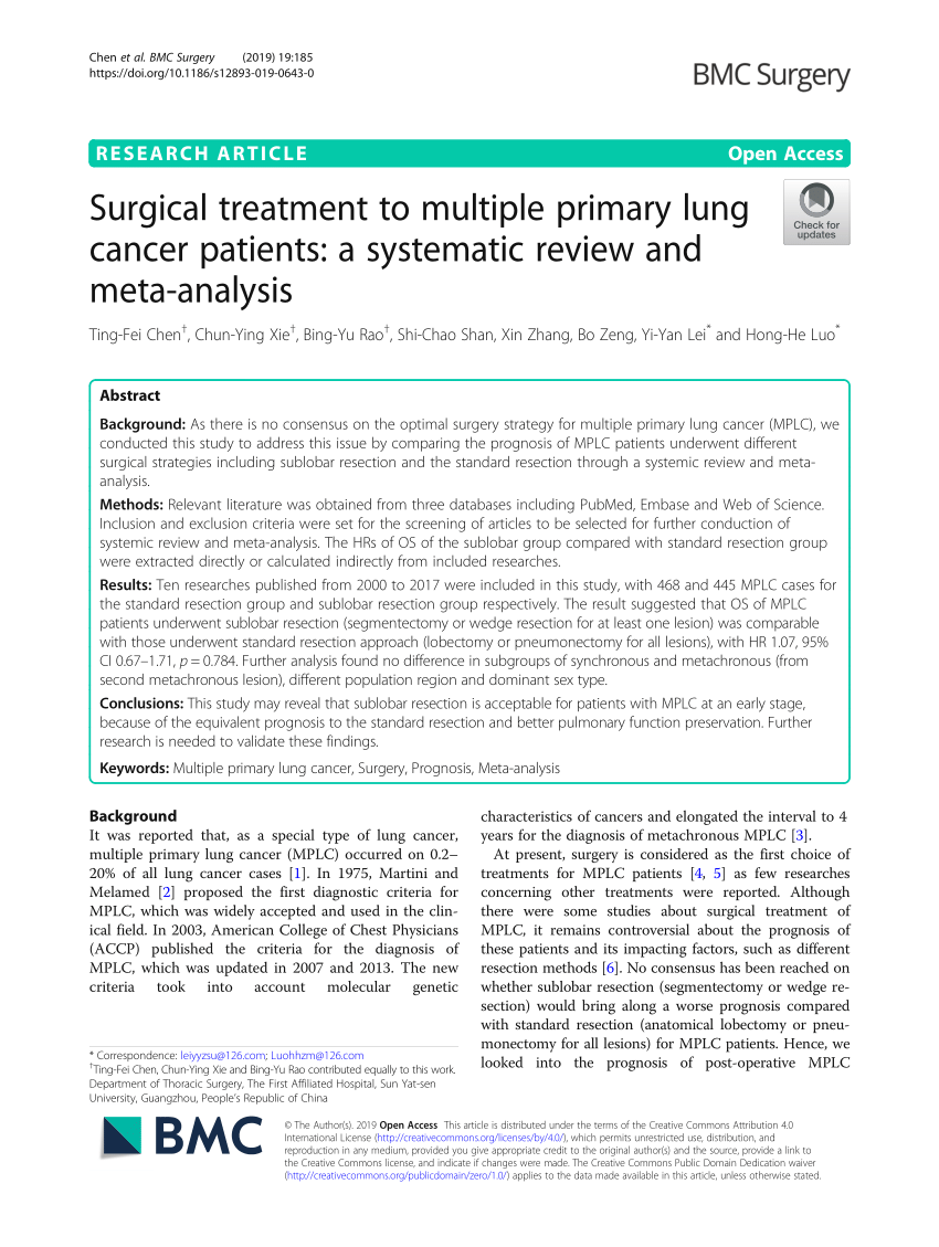 case study of a lung cancer patient