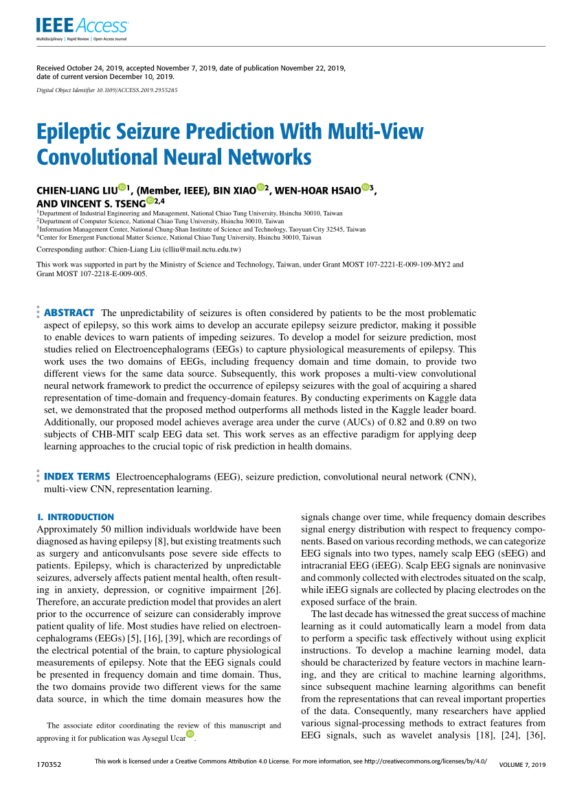 epileptic seizure research articles