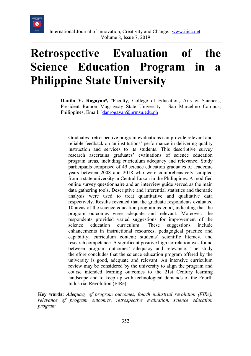 thesis about science education in the philippines
