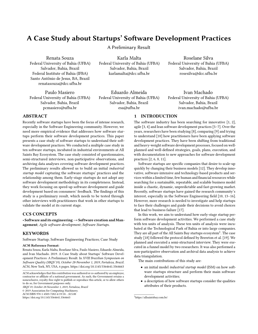 thesis about software development