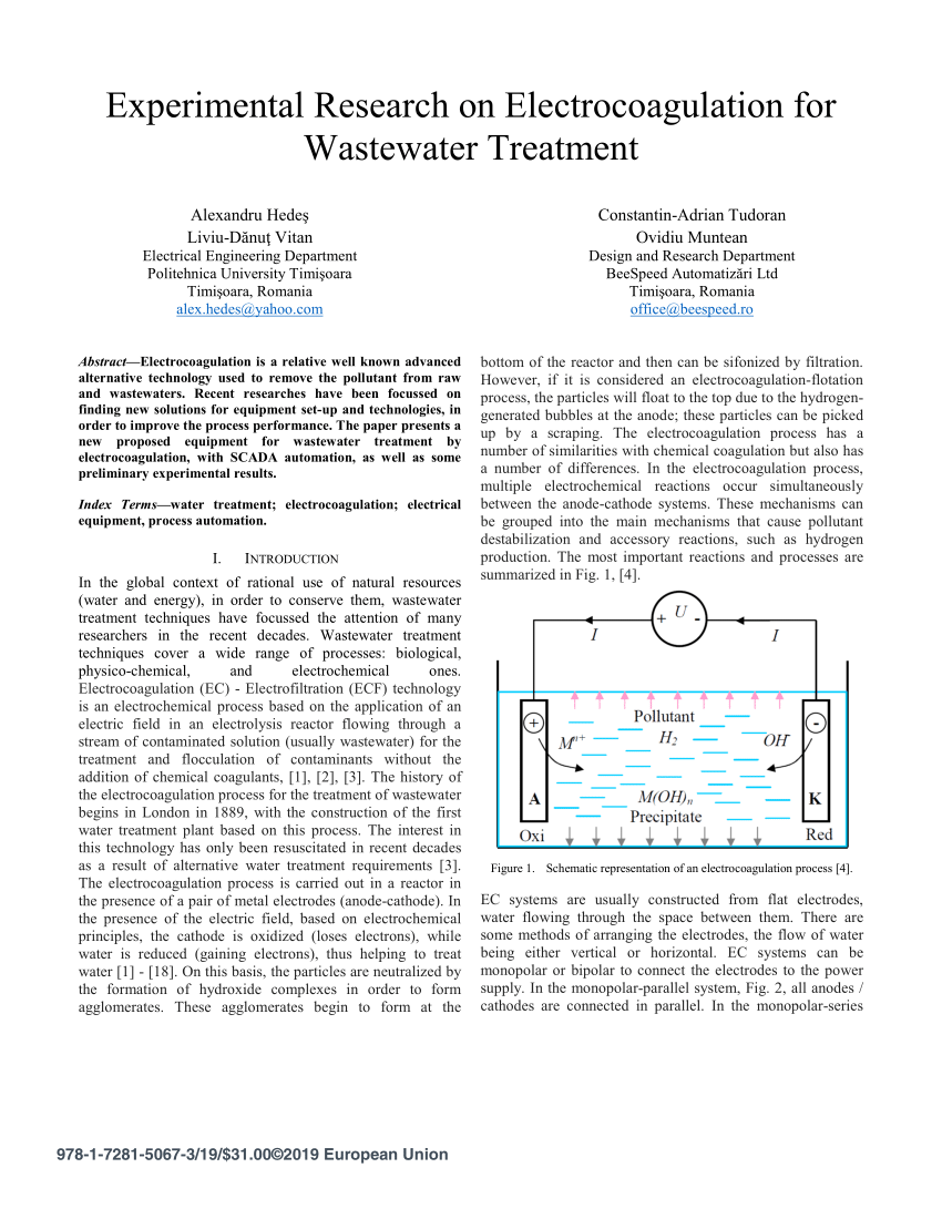 research proposal on wastewater treatment