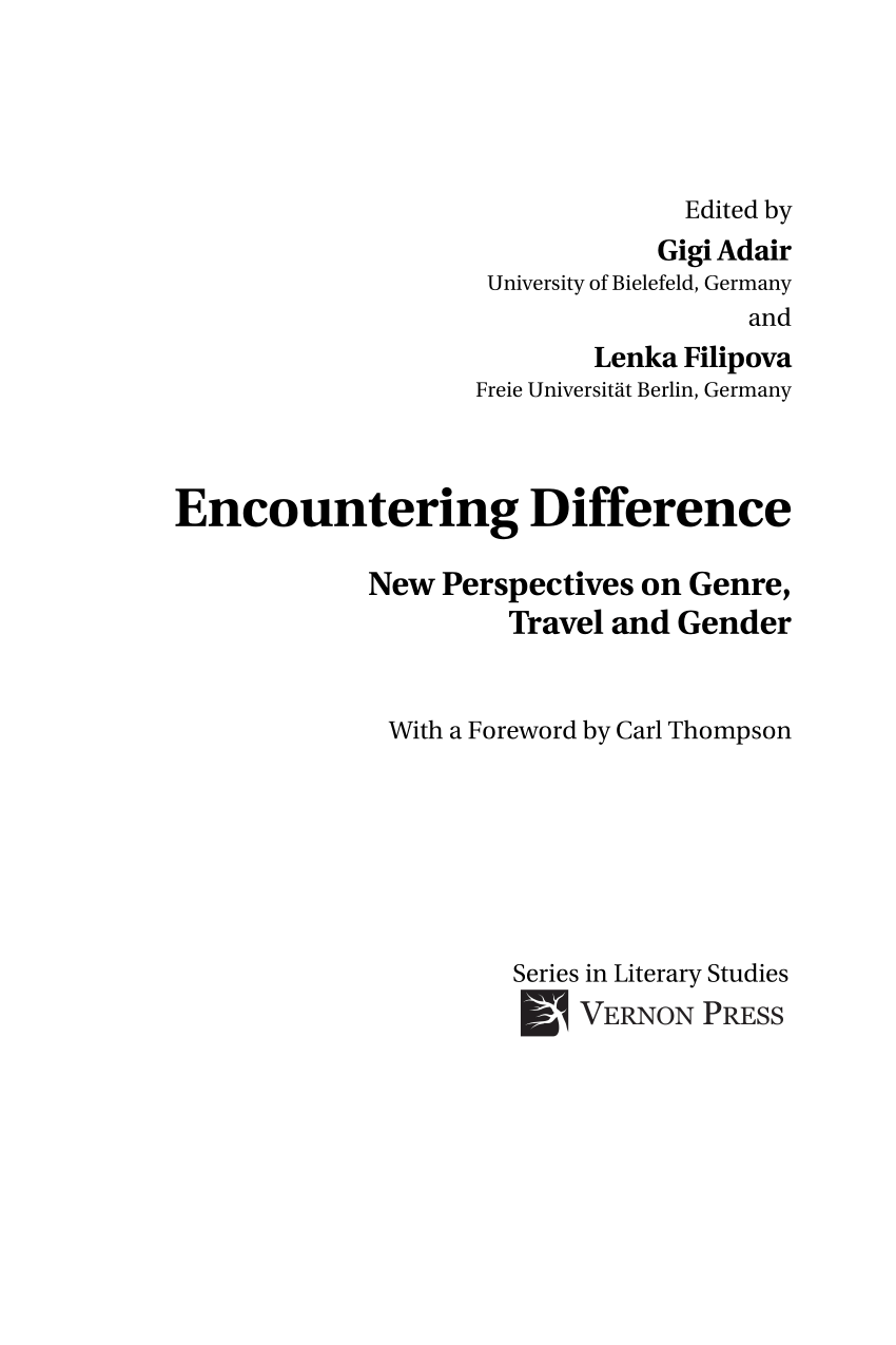 travel writing and gender