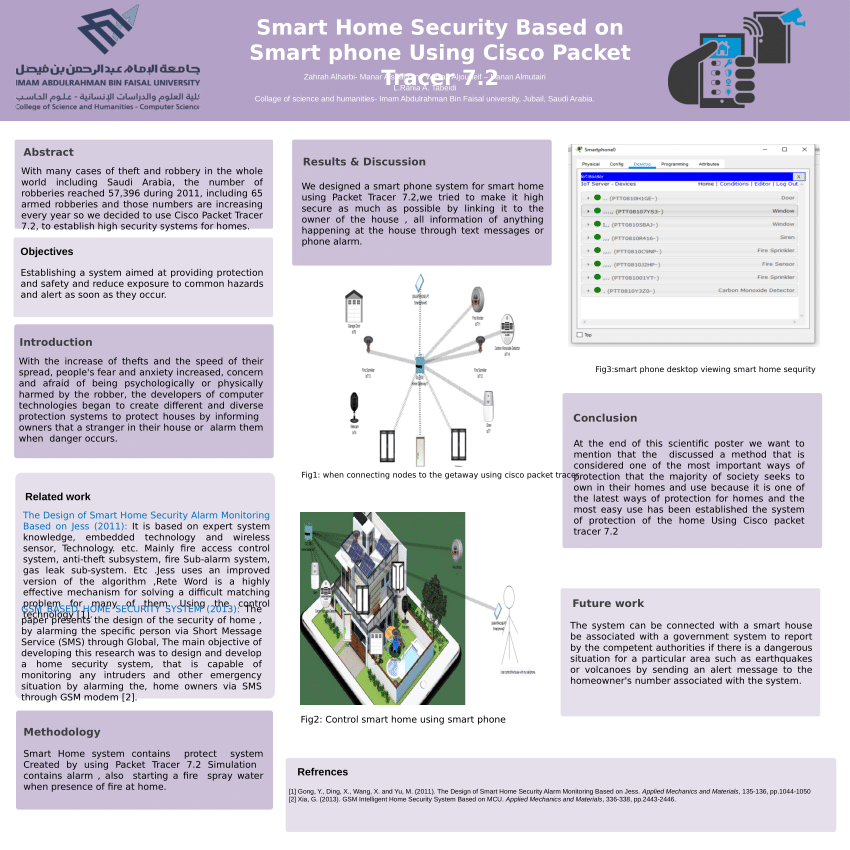 (PDF) Smart Home Security Based on Smart phone Using Cisco