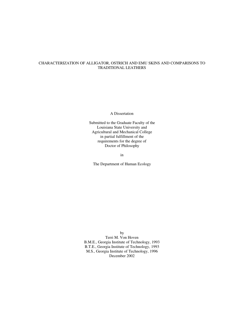 Ntnu Phd Thesis Latex Template For Cover