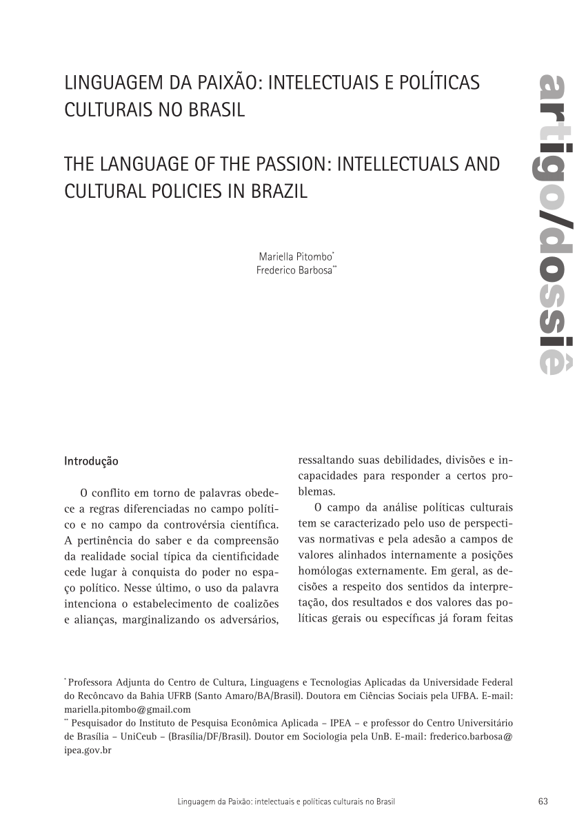 PDF) TRADIÇÃO E TRADUÇÃO DE SABERES PERFORMÁTICOS NAS UNIVERSIDADES  BRASILEIRAS