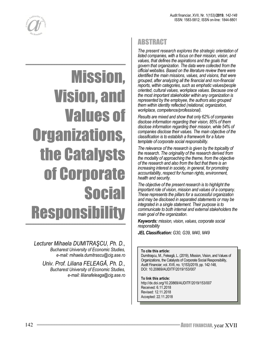 Whil Mission, Vision & Values