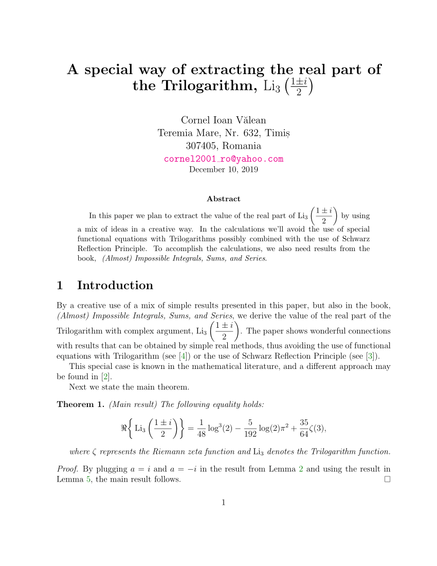 almost impossible integrals sums and series