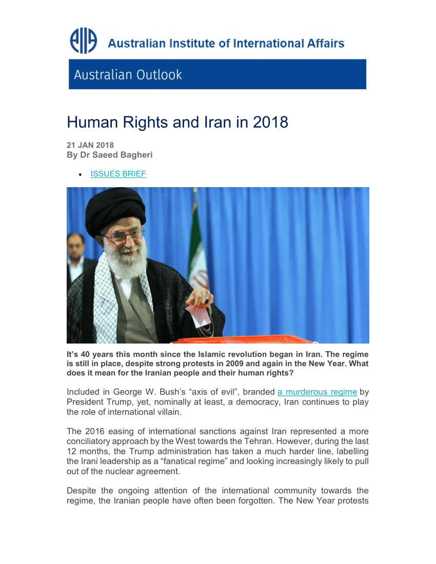 human rights in iran essay