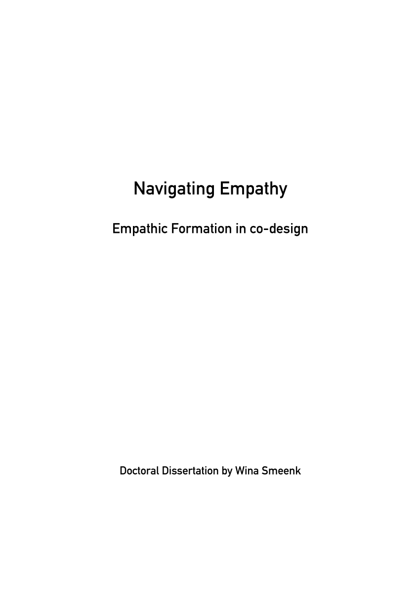 thesis statement on empathy