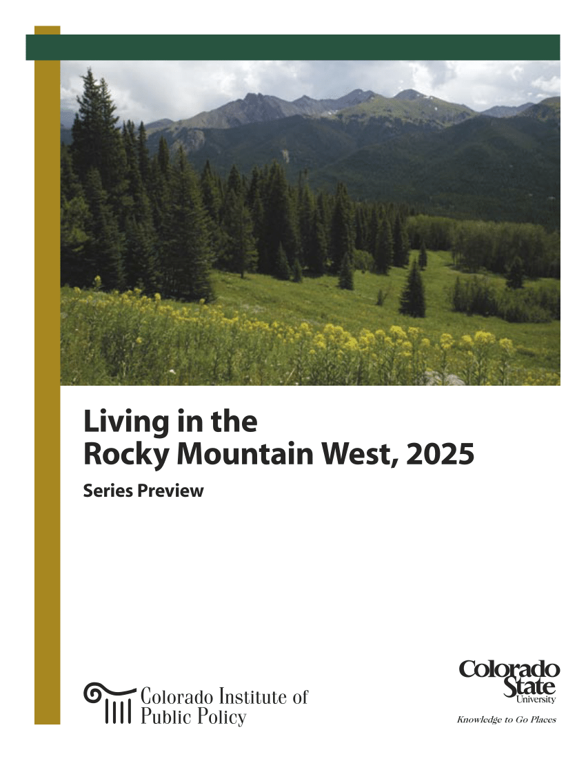 (PDF) Living in the Rocky Mountain West, 2025 Series Preview