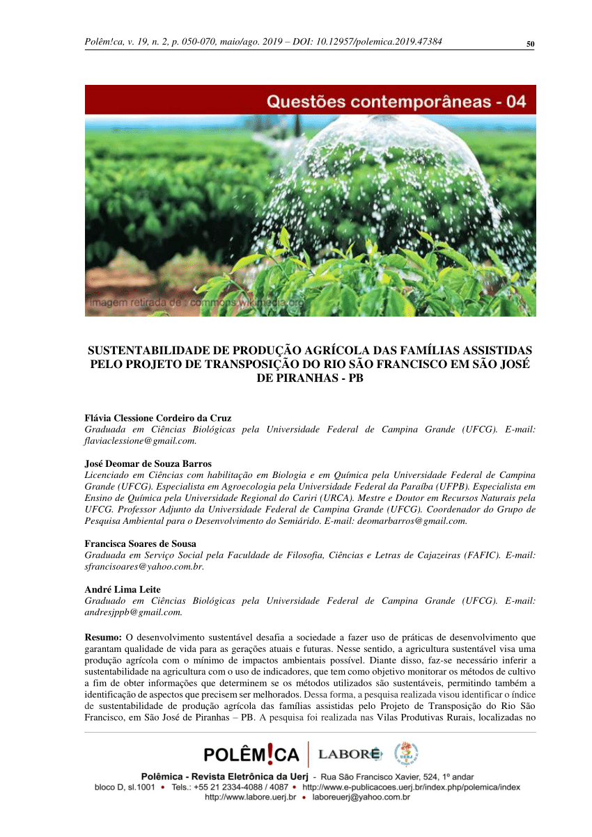 PDF) Fertilização da Terra pela Terra: Uma alternativa para a  sustentabilidade do pequeno agricultor