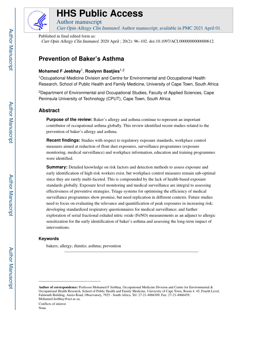 pdf-prevention-of-baker-s-asthma