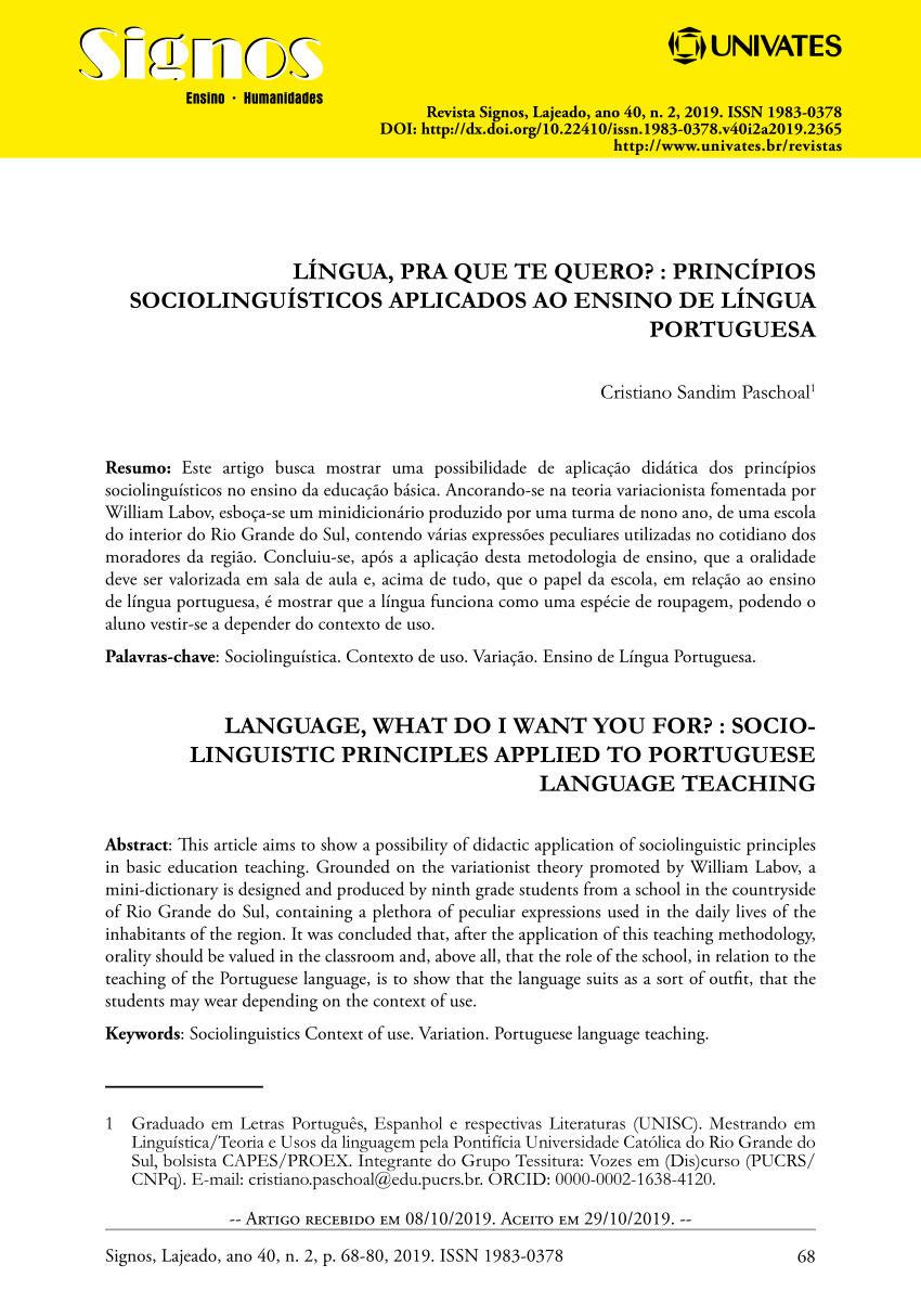 Conceito Parabola Linguistica, PDF, Arquétipo