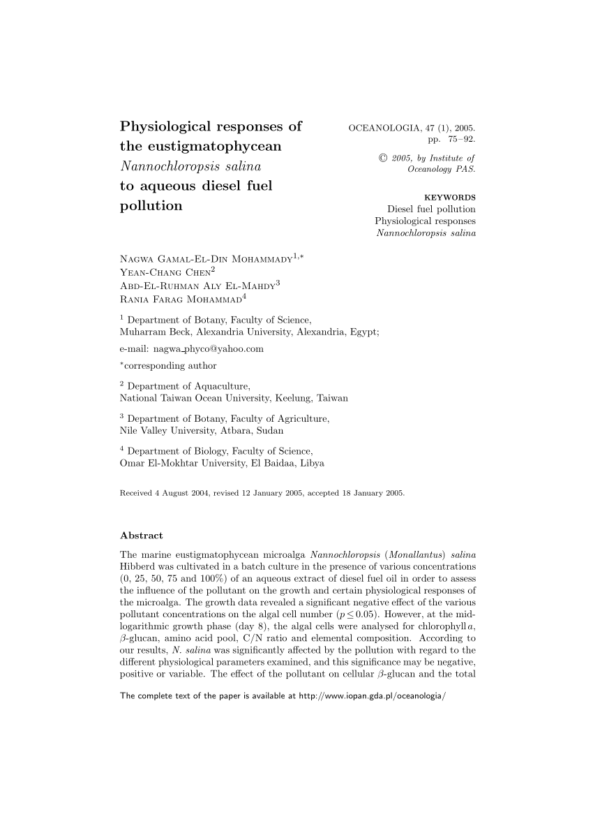 physiological research paper topics