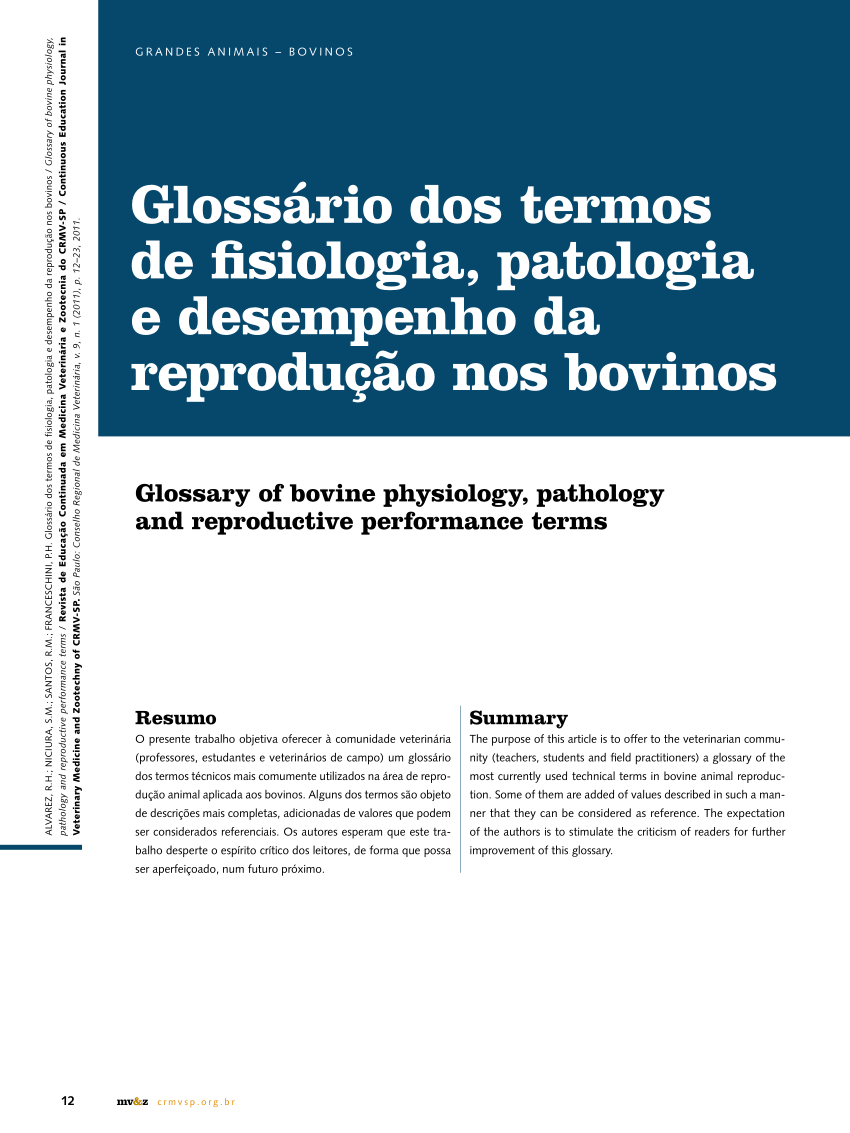 veterinaria - Fisiologia da Reprodução