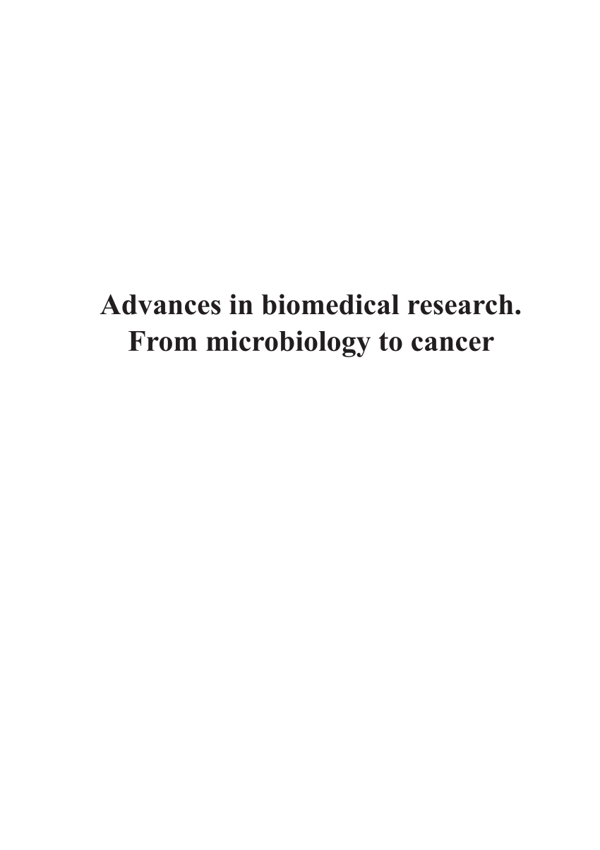 research paper on cancer biotechnology