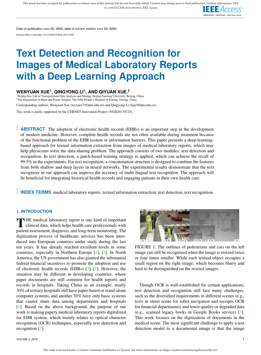 PDF) Text Detection and Recognition for Images of Medical ...