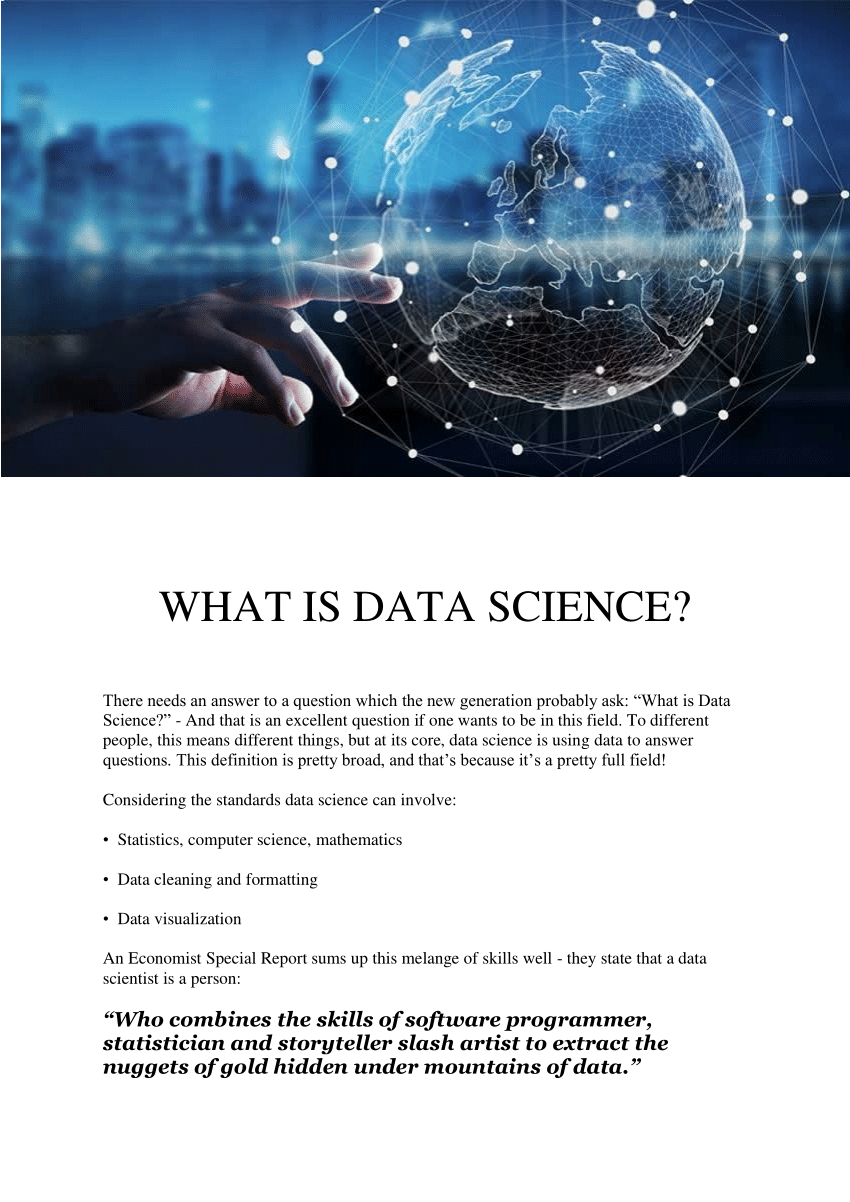 what is data science dissertation