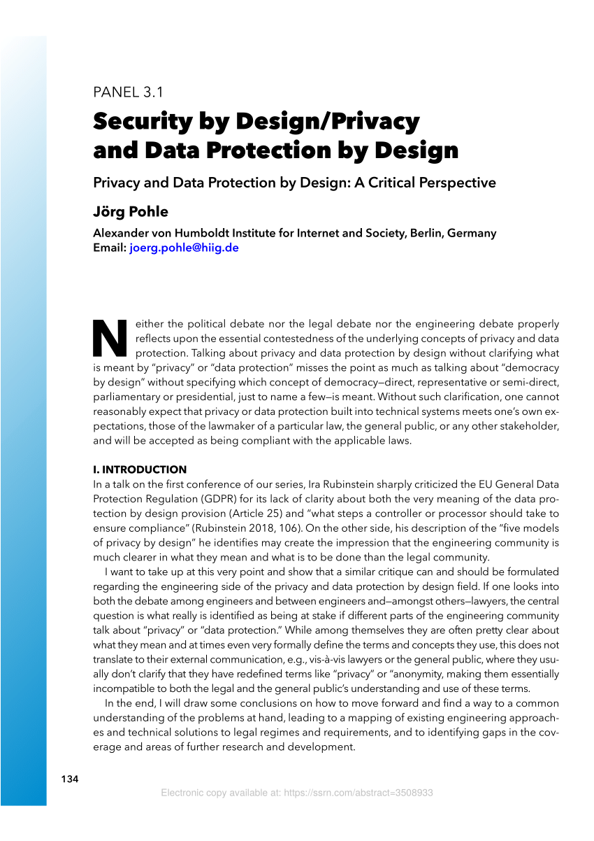 research paper on data privacy