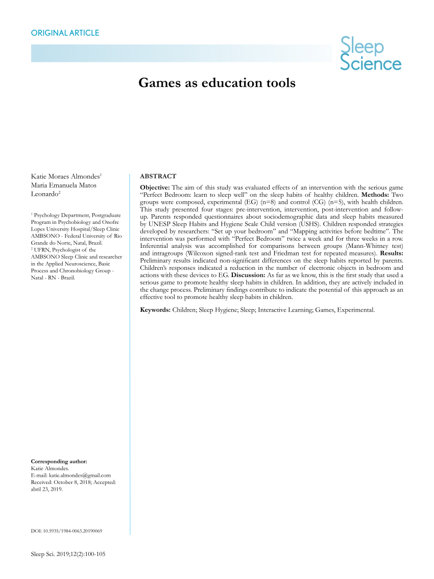 PDF] Gaming in Education: Using Games as a Support Tool to Teach