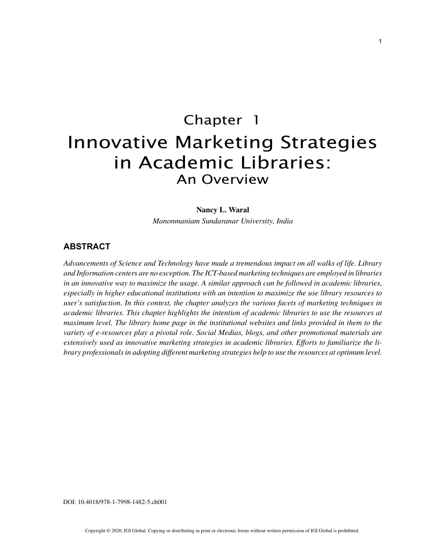 academic articles on marketing research
