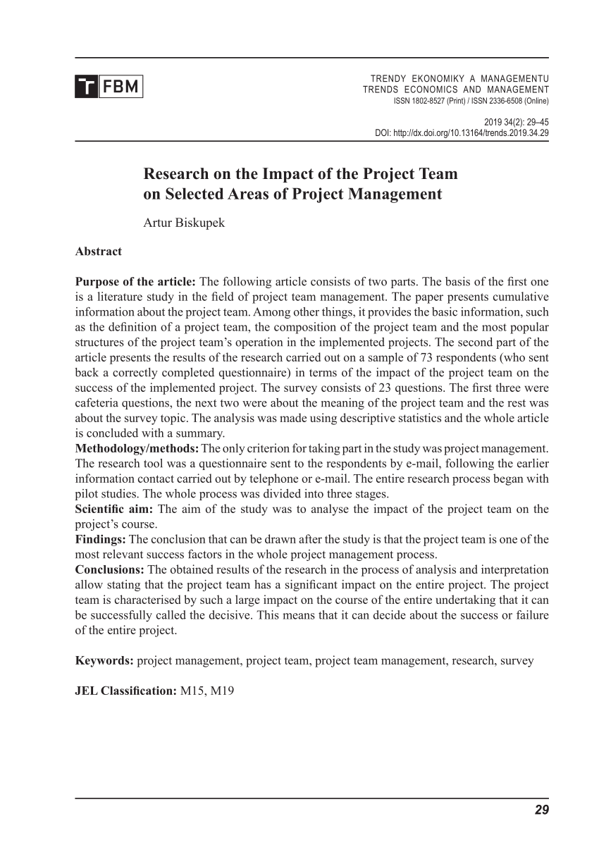 project management research paper in ethiopia pdf
