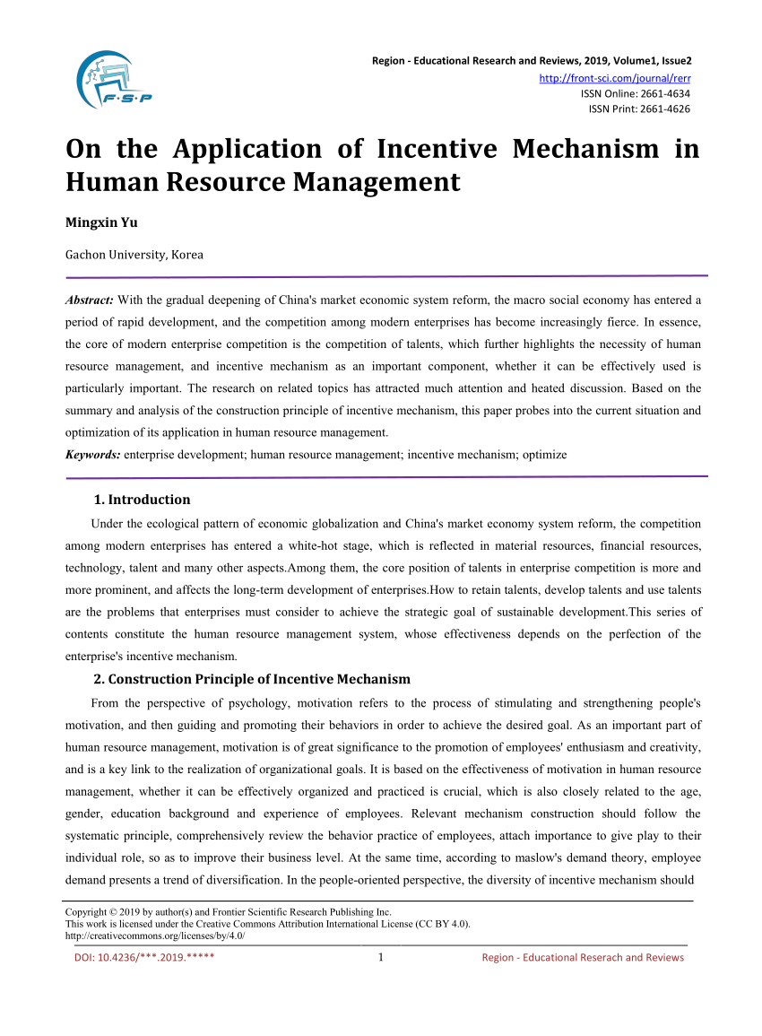Human Resource Management Reform in China