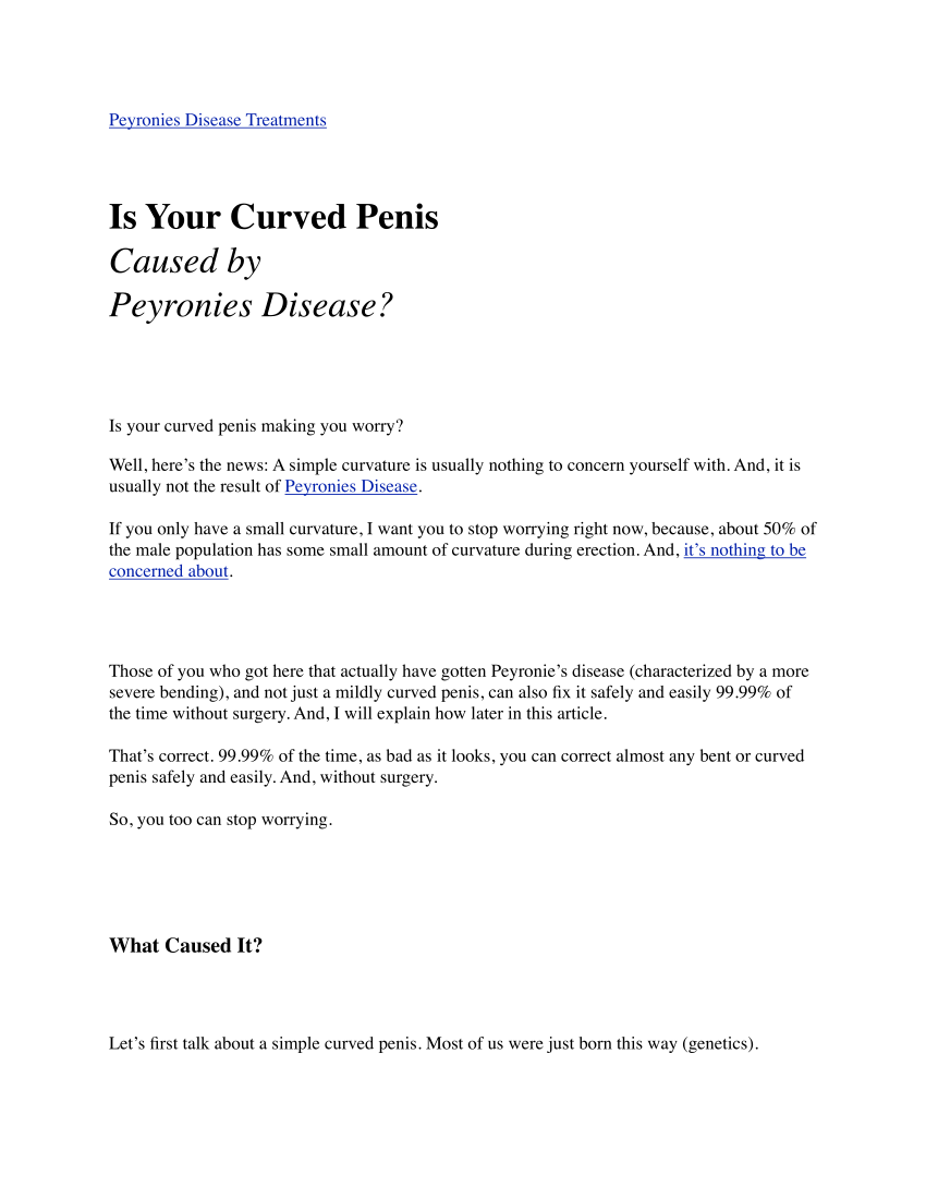 PDF Curved Penis